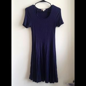 Navy casual dress